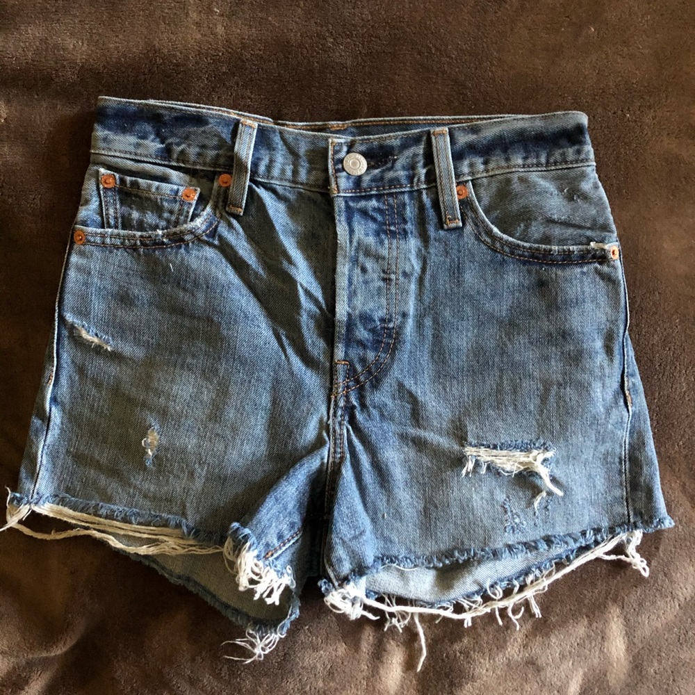 Levi’s Distressed Shorts